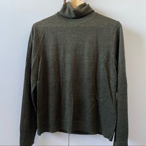 J. Crew Lightweight Turtleneck Sweater 100% Merino Wool